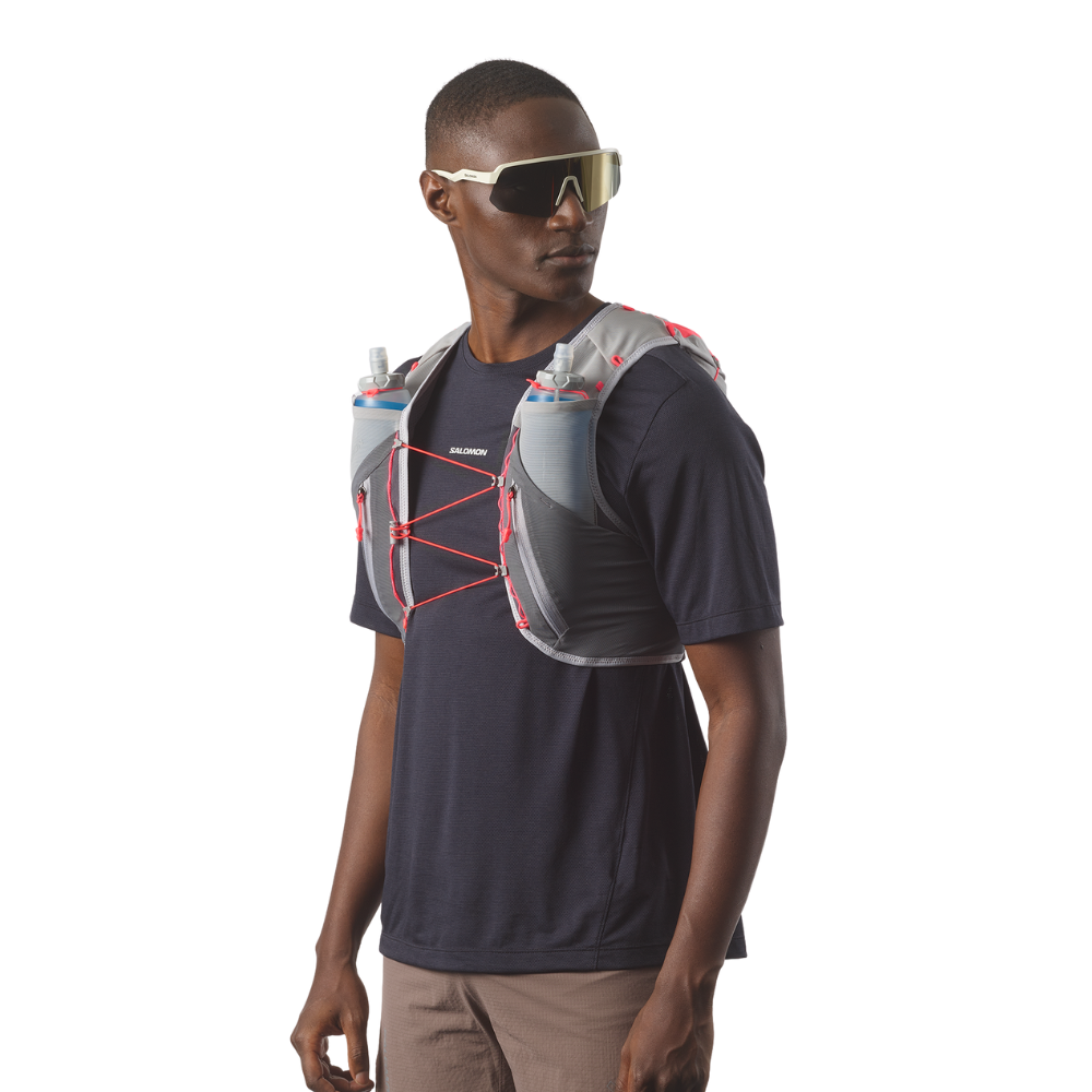 Vest Nước Chạy Địa Hình Salomon ADV Skin 12 Set Castelrock/Alloy/Neon LC2464700