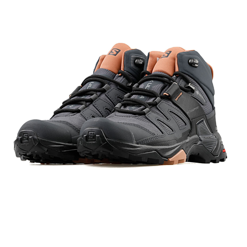 Giày Hiking Salomon Nữ X Ultra 4 Mid GTX L41295600 Ebony/Mocha