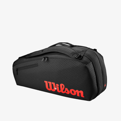 Túi Đựng Vợt Tennis Wilson Clash V3 Super Tour 6PK Black WR8038101001