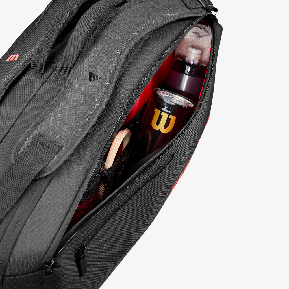 Túi Đựng Vợt Tennis Wilson Clash V3 Super Tour 6PK Black WR8038101001