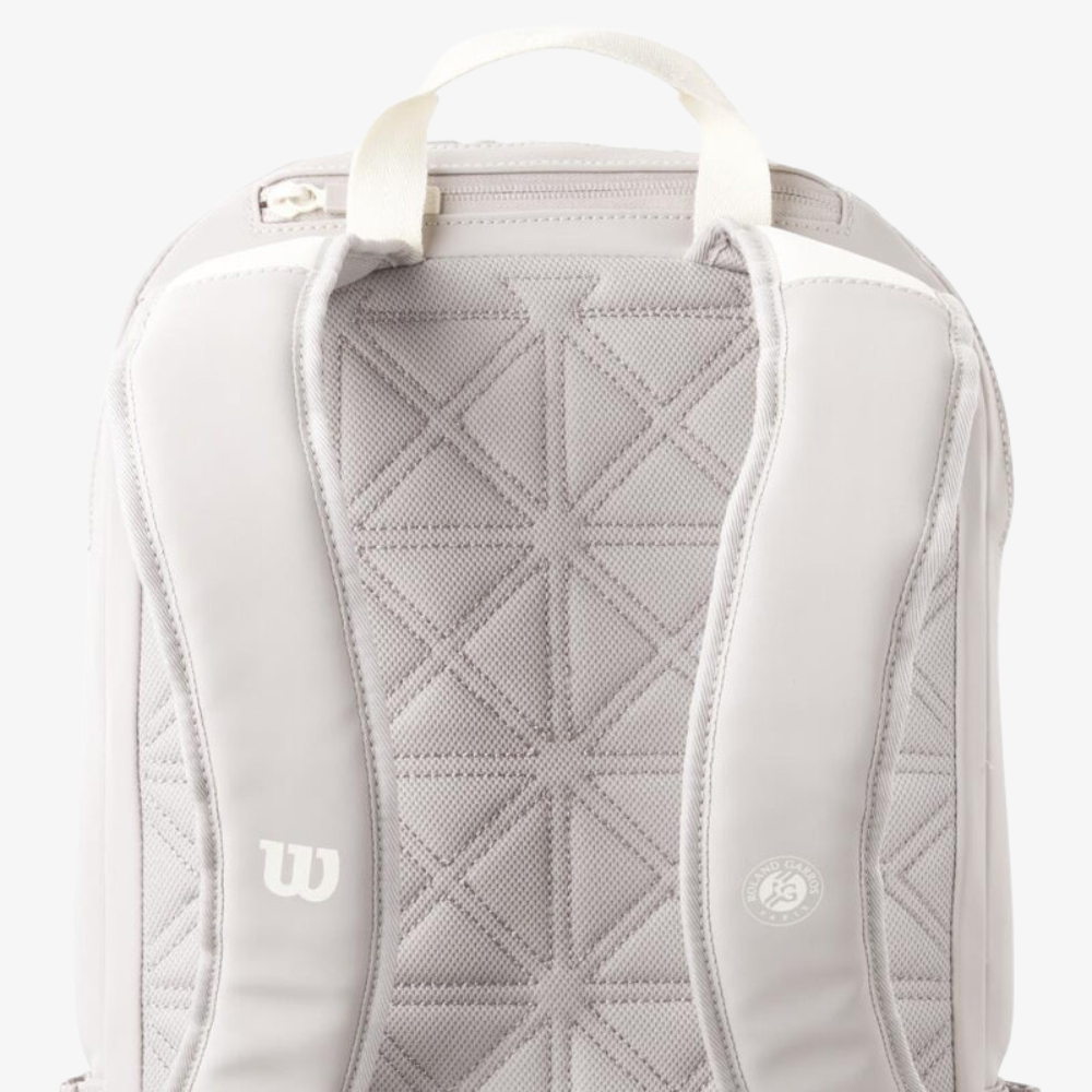 Wilson Roland Garros 2025 Backpack Cream/Clay Balo Đựng Vợt Tennis WR8042701001​​​​​​​