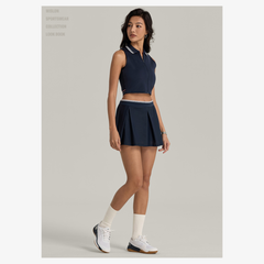 Wilson Riverside Cropped Sleeveless Polo Áo Polo Không Tay Nữ WW00207411