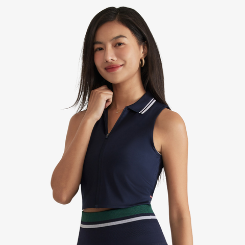 Wilson Riverside Cropped Sleeveless Polo Áo Polo Không Tay Nữ WW00207411