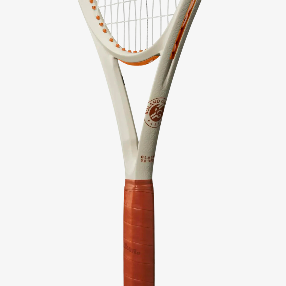 Wilson Clash 100 V3.0 Roland Garros 2025 FRM Vợt Tennis Chưa Căng Dây WR174011U