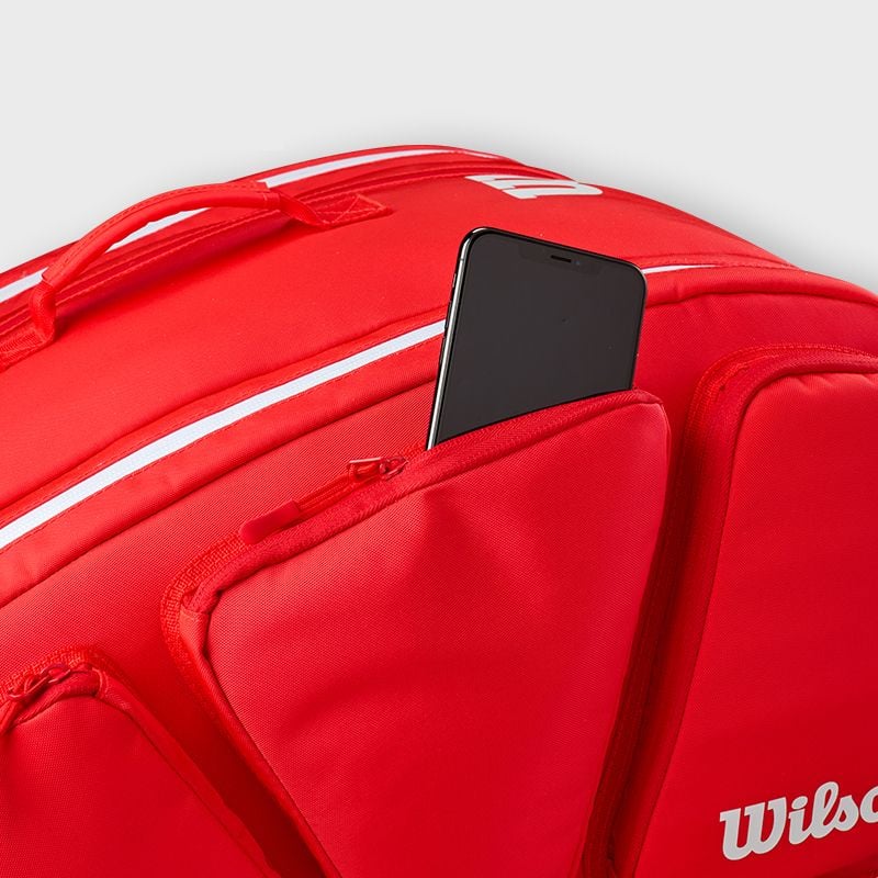 Túi Đựng Vợt Pickleball Wilson Pickleball Super Tour Red Bag Red WR8909501001