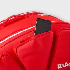 Túi Đựng Vợt Pickleball Wilson Pickleball Super Tour Red Bag Red WR8909501001