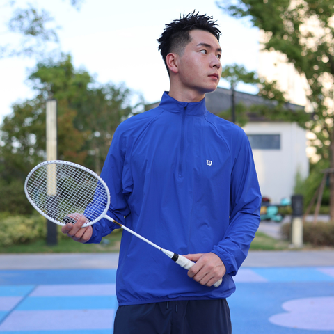 Áo Gió Thể Thao Nam Wilson Player Half-Zip Wind Shell WM20042512