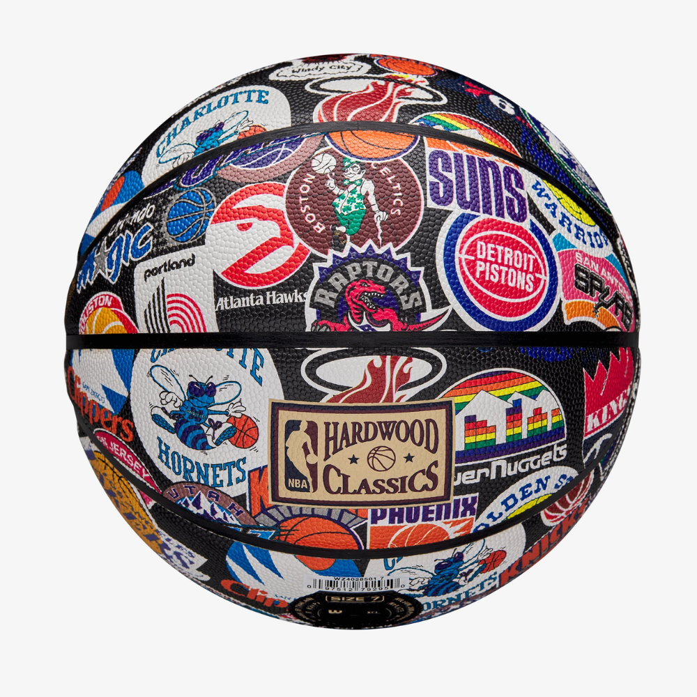 Bong Nba Logo Bóng Rổ Wilson NBA All Team Retro 7 WZ4028501XB7 | wilsonsports.com.vn