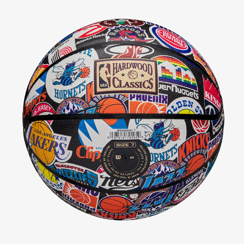 Bong Nba Logo Bóng Rổ Wilson NBA All Team Retro 7 WZ4028501XB7 | wilsonsports.com.vn