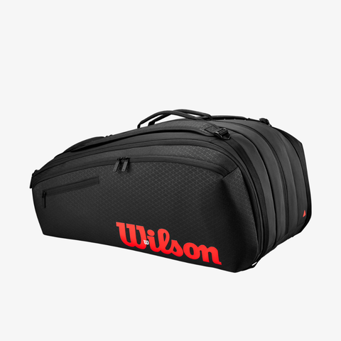 Túi Đựng Vợt Tennis Wilson Clash V3 Super Tour 15PK Black WR8038201001