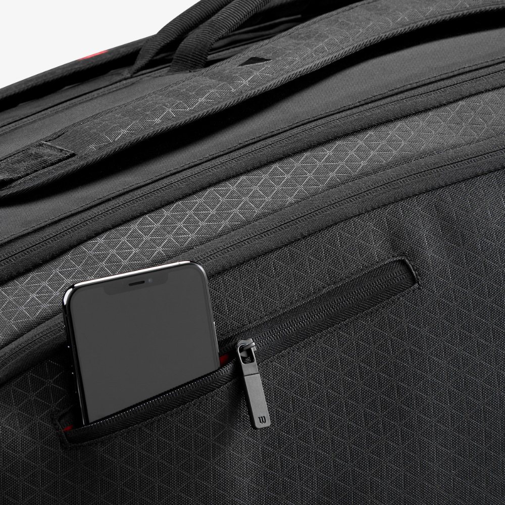 Túi Đựng Vợt Tennis Wilson Clash V3 Super Tour 15PK Black WR8038201001