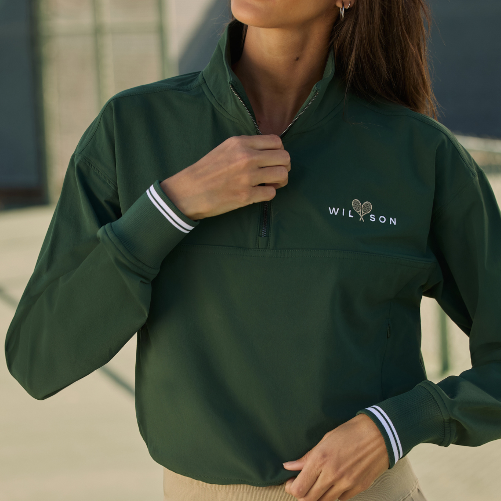 Áo Thể Thao Chui Đầu Nữ Wilson Women's Davenport Woven Popover WW00210331