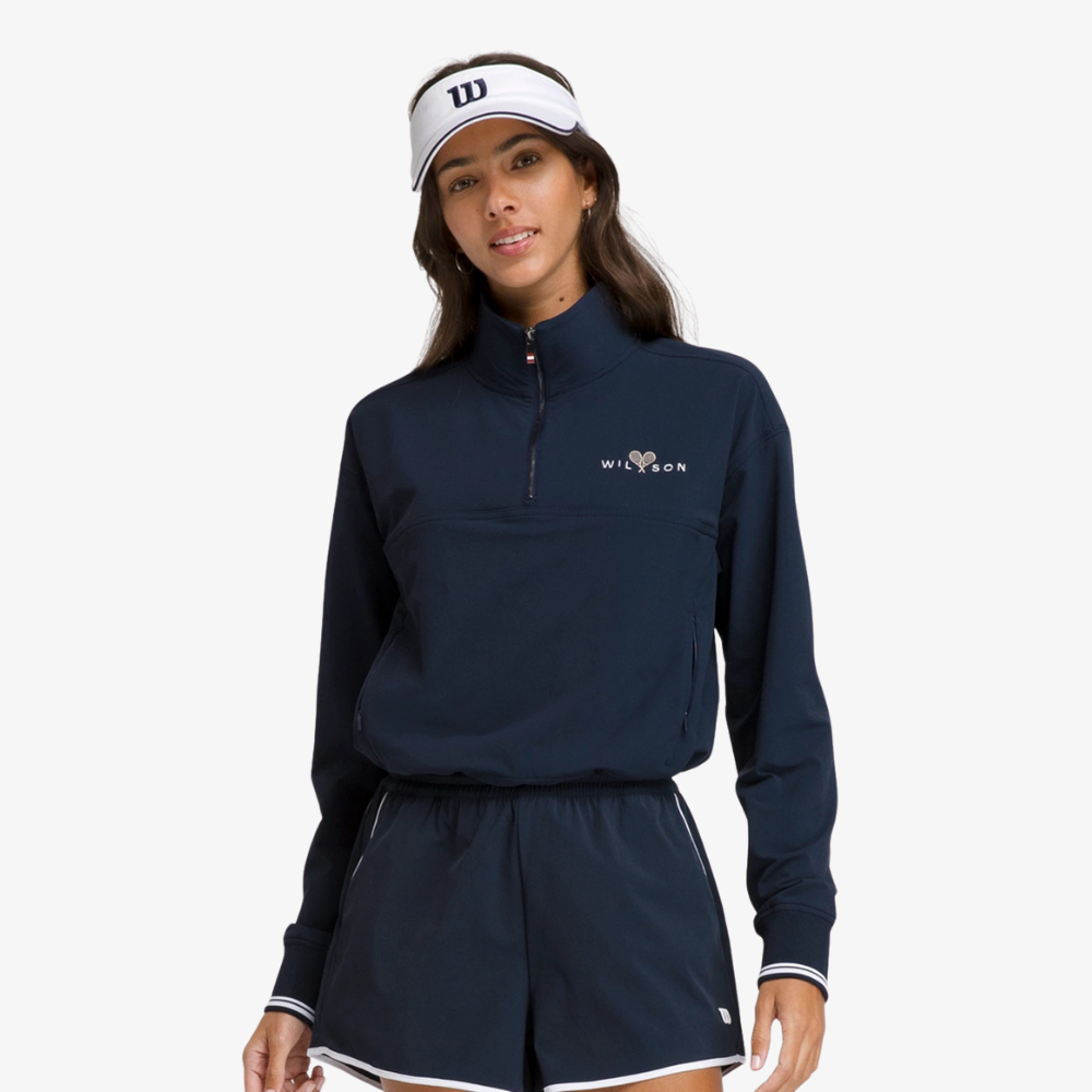 Áo Thể Thao Chui Đầu Nữ Wilson Women's Davenport Woven Popover WW00210331