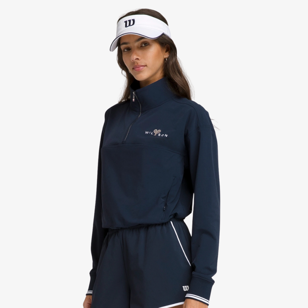 Áo Thể Thao Chui Đầu Nữ Wilson Women's Davenport Woven Popover WW00210331