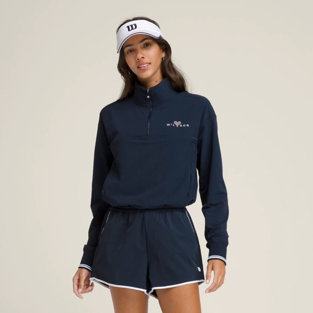 Áo Thể Thao Chui Đầu Nữ Wilson Women's Davenport Woven Popover WW00210331