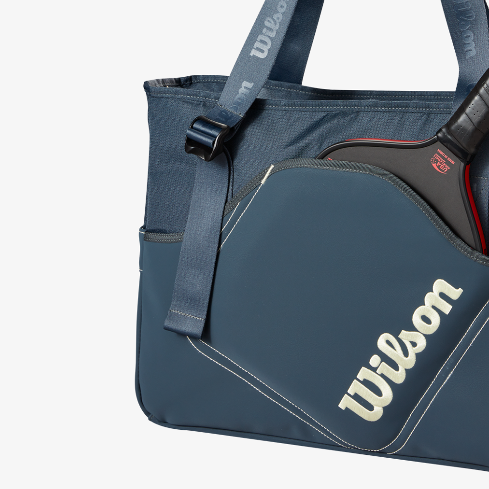 Wilson Pickleball Lifestyle Tote Bag Túi Đựng Vợt Pickleball Grey/White WR8908201001
