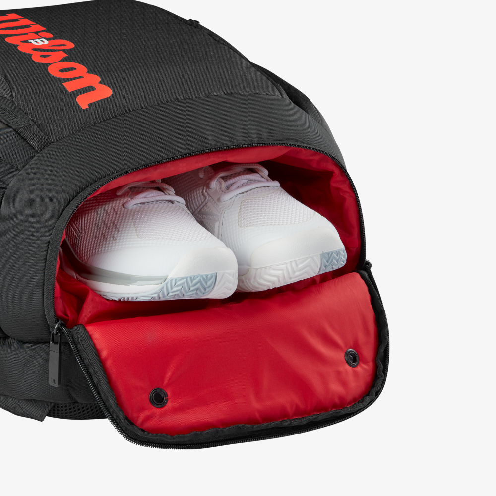 Wilson Clash V3 Backpack Black/Infrared Balo Đựng Vợt Tennis WR8037901001