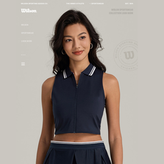 Wilson Riverside Cropped Sleeveless Polo Áo Polo Không Tay Nữ WW00207411