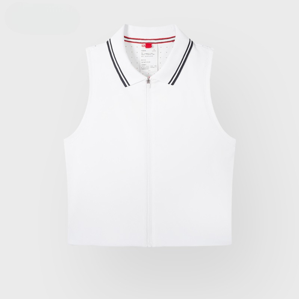 Wilson Riverside Cropped Sleeveless Polo Áo Polo Không Tay Nữ WW00207411