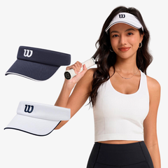 Wilson Unisex Classic Visor Mũ Lưỡi Trai Nửa Đầu Thể Thao WU00014511