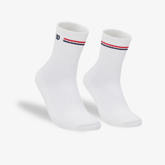 Tất Cao Cổ Wilson U Crew Stripe Logo Sock WU00064411WTA