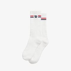 Tất Cao Cổ Wilson U Crew Stripe Logo Sock WU00064411WTA