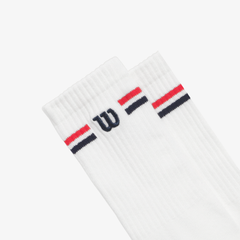 Tất Cao Cổ Wilson U Crew Stripe Logo Sock WU00064411WTA