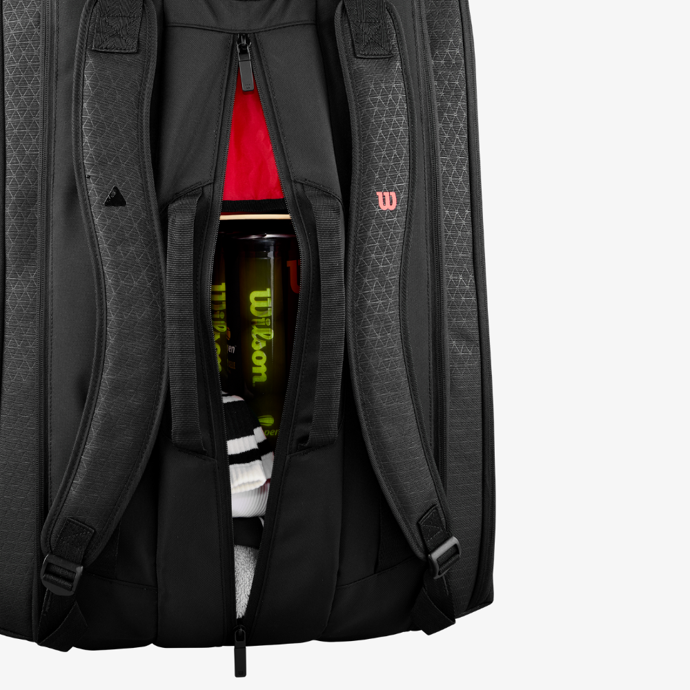 Túi Đựng Vợt Tennis Wilson Clash V3 Super Tour 15PK Black WR8038201001