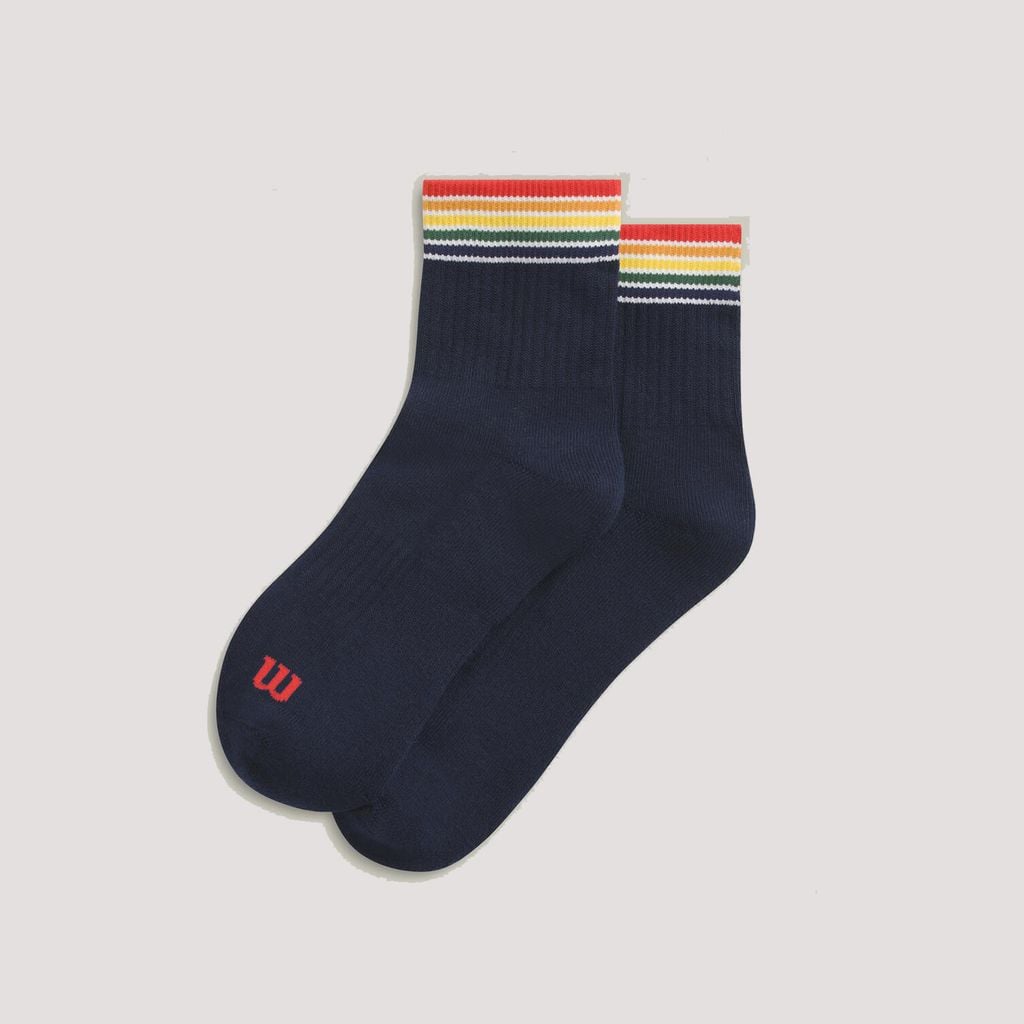 Tất Thể Thao Wilson U Quarter Top Stripe Socks WU00016511