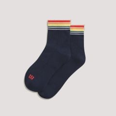 Tất Thể Thao Wilson U Quarter Top Stripe Socks WU00016511