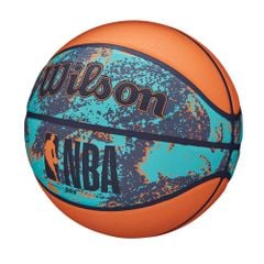 Bóng Rổ Wilson NBA DRV Plus VibeBlue/Orange BSKT 7 WZ3012601XB7
