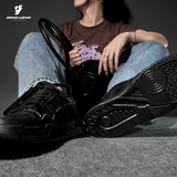  Giày thể thao nam nữ BM CAMPUS ĐEN - Giày sneaker học sinh màu đen basic cổ thấp form chuẩn, đế êm, chống trơn trượt 