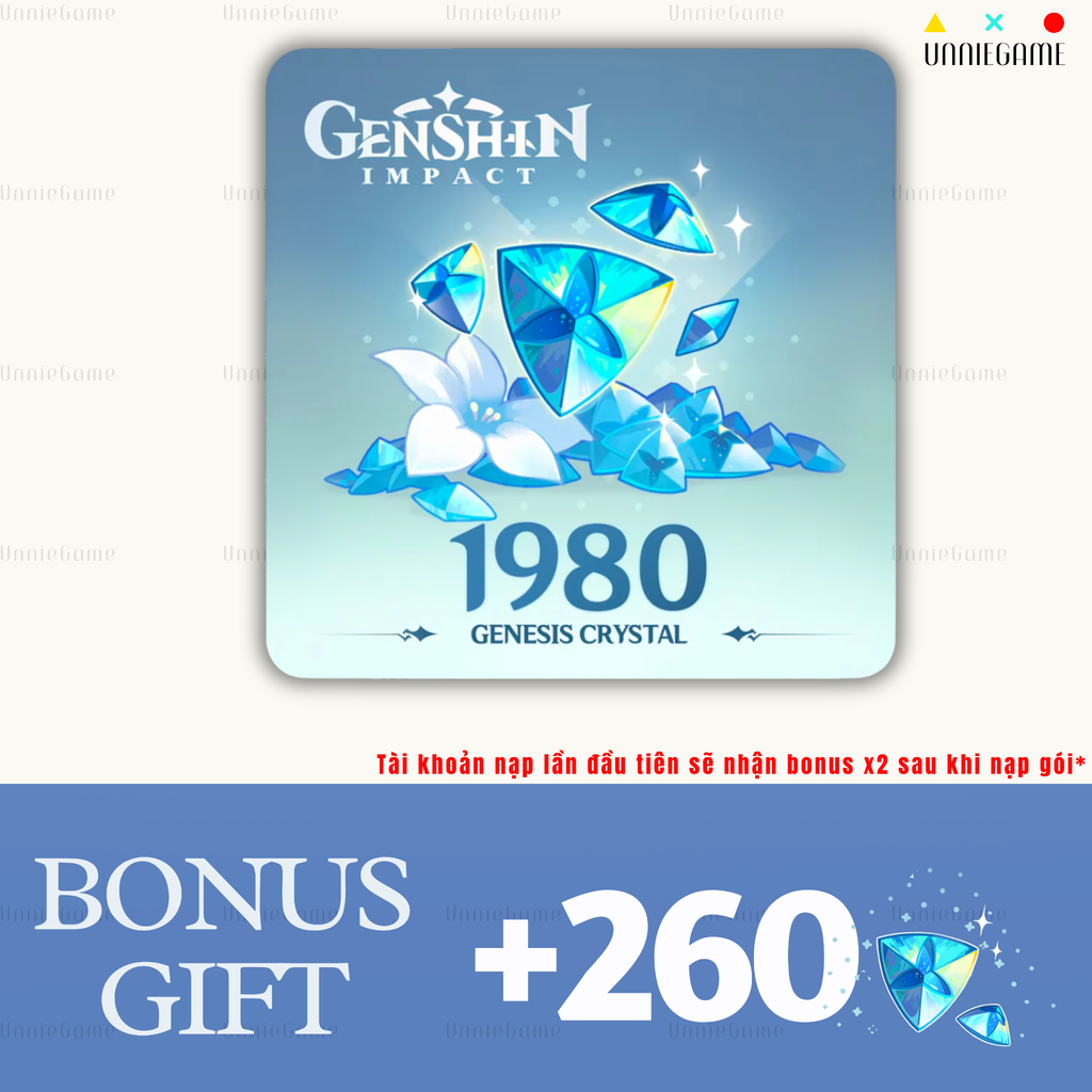 Genshin Impact| 980 Genesis Crystals