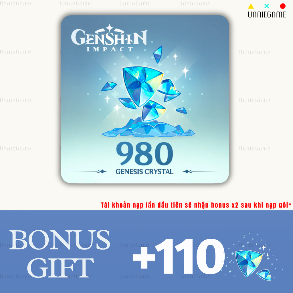 Genshin Impact| 300 Genesis Crystals