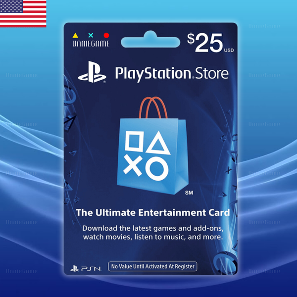 PlayStation Store Digital Gift Card| PSN 25 USD