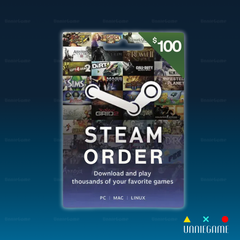 Gói Nạp Steam Wallet| Steam Order 100 USD