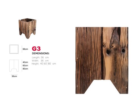  CHẬU CÂY GỖ TÀU THUYỀN 