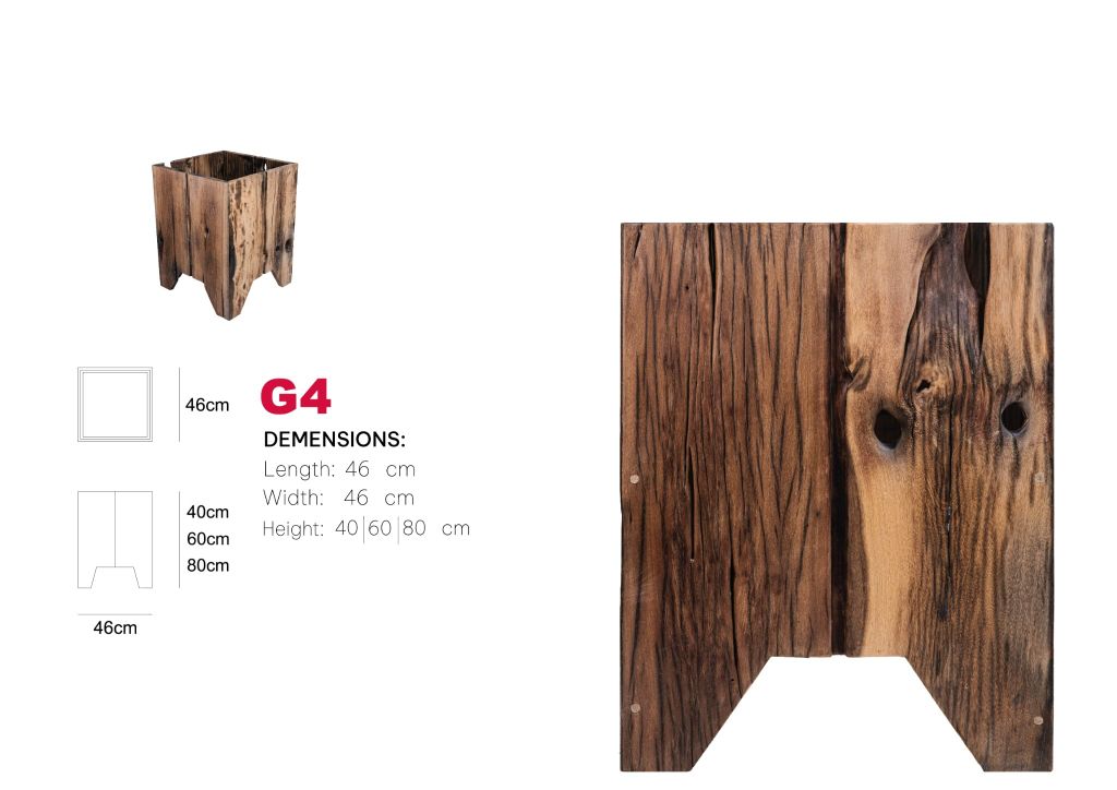 CHẬU CÂY GỖ TÀU THUYỀN