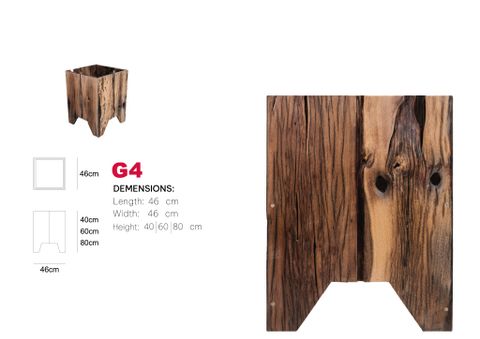  CHẬU CÂY GỖ TÀU THUYỀN 