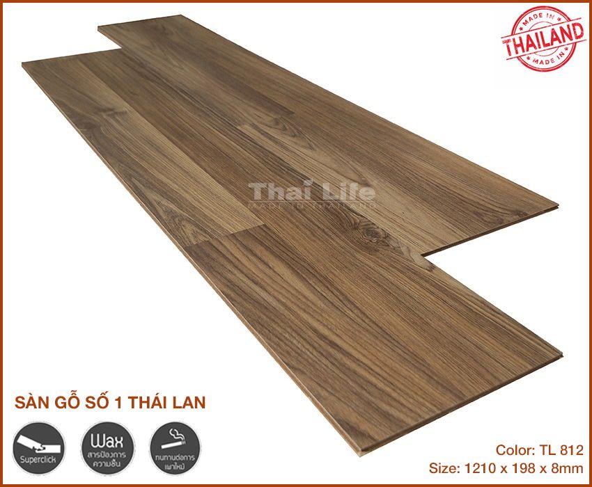  Sàn Gỗ Công Nghiệp ThaiLife TL 812 