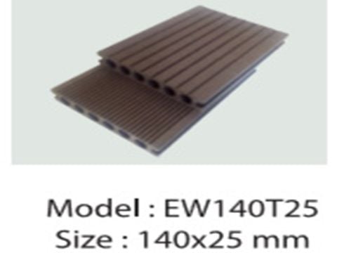  Thanh Sàn Gỗ Nhựa Ngoài Trời EW140T25 