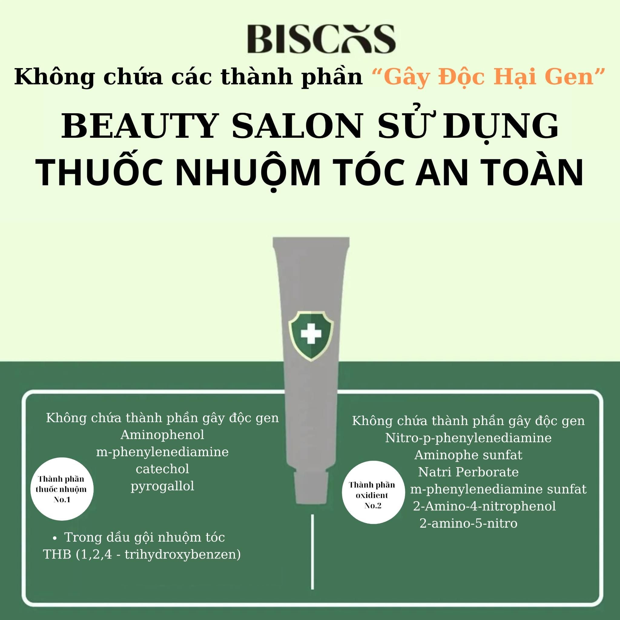  Màu nhuộm Biscos 10 minutes 