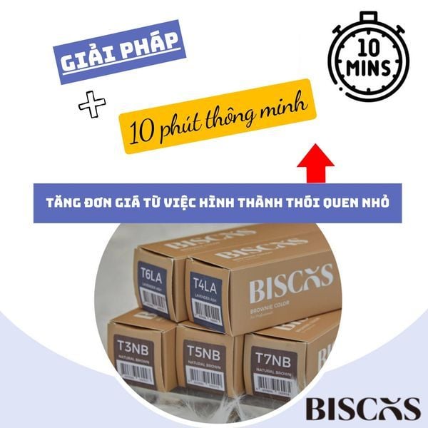  Màu nhuộm Biscos 10 minutes 