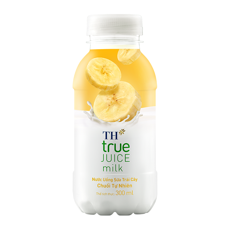  Nước STC Chuối ThTrueJuiceMilk 300mlx24 
