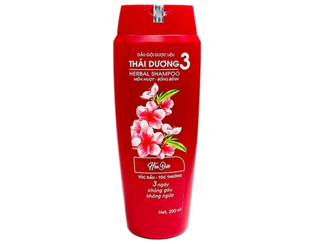  Dâù gội DL Thái Dương 3(chai 200ml, Hoa Đào) 