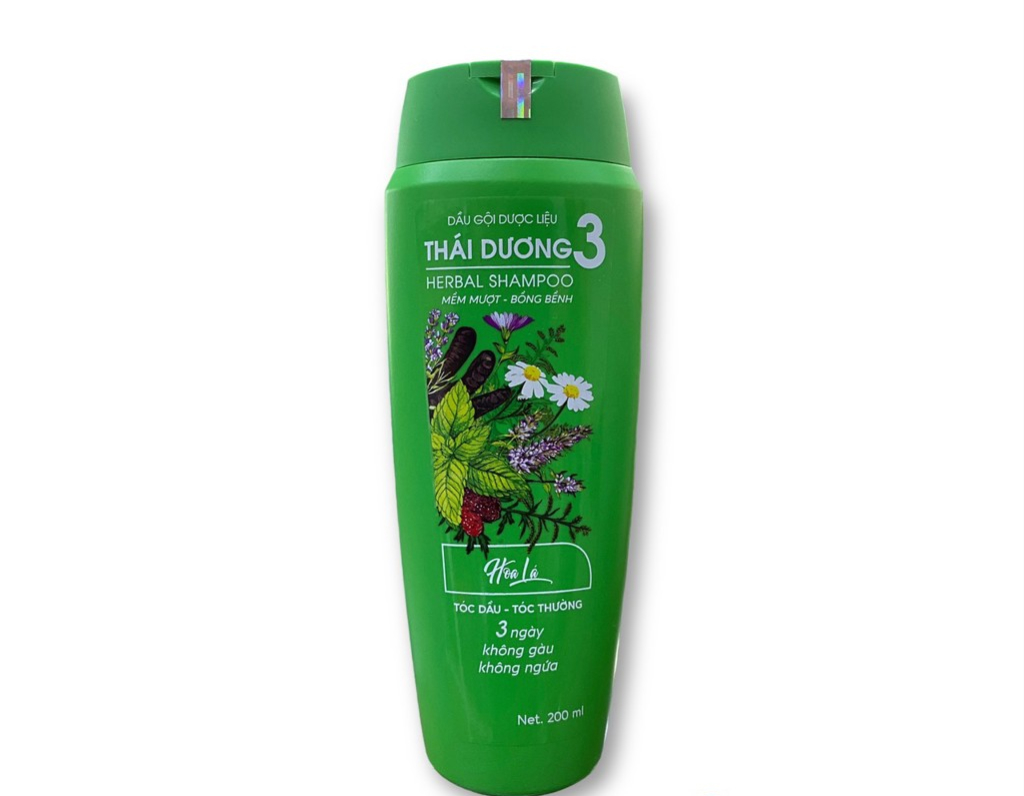  Dâù gội DL Thái Dương 3, (chai 200ml,Hoa Lá) 