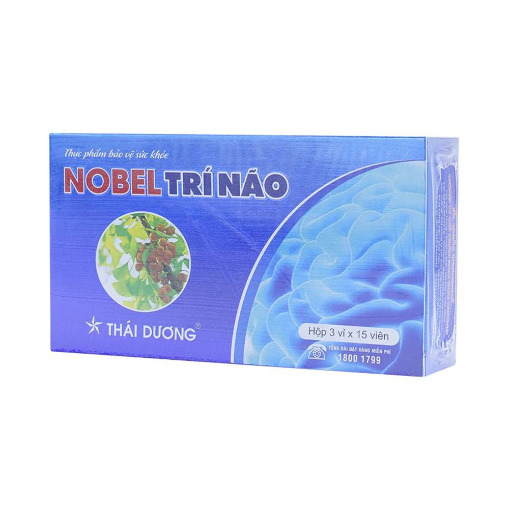  Nobel Trí Não (Viên nang cứng, hộp 3 vỉ x 15 viên) 