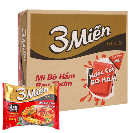  Thùng mì bò hầm 75g 