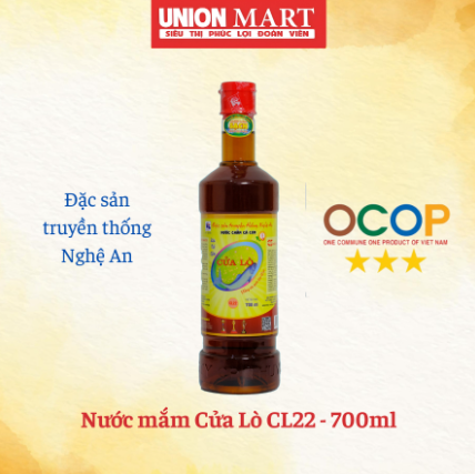  Nước Chấm cá Cơm Cửa Lò CL22-700ML 