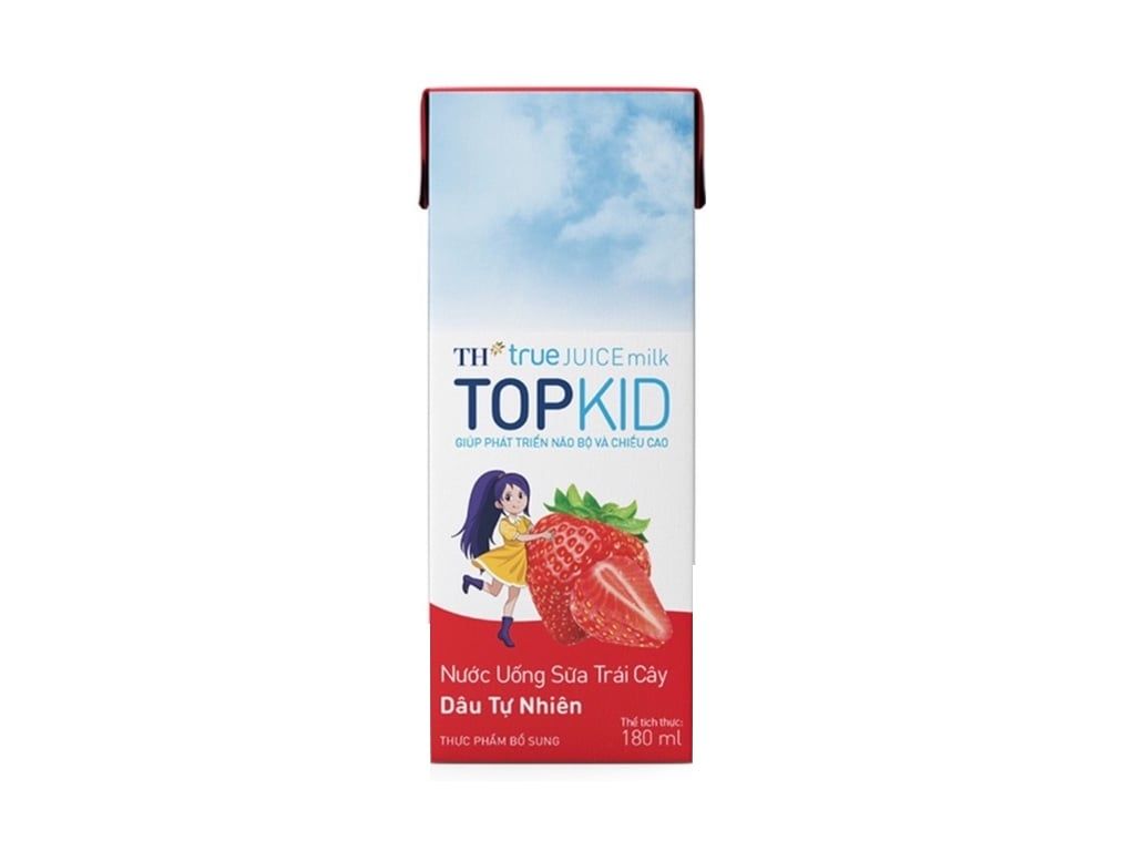 SCUTT Dâu TOPKID 180ml x 12 lốc 